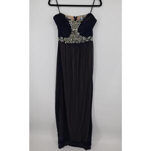Vintage Y2K Deb Formal Strapless Dress - Size 13 Women's